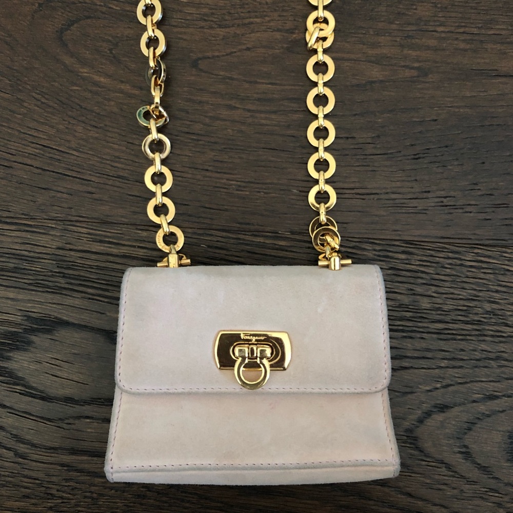 Salvatore Ferragamo Limited Edition Suede Mini Bag